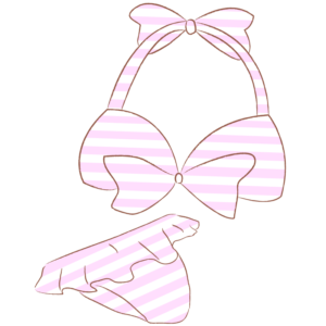 縞(ストライプ)ビキニ