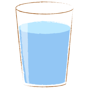 コップに入った水