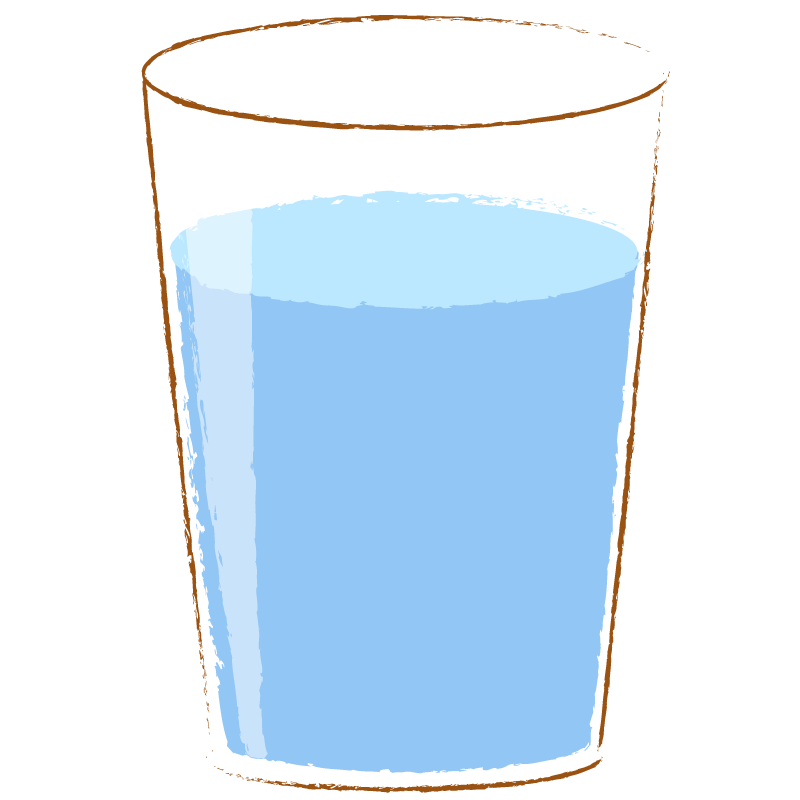 コップに入った水