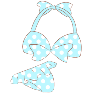 水玉(ドット)ビキニ