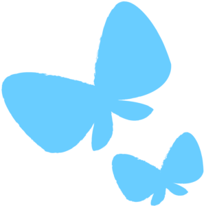 蝶のシルエット