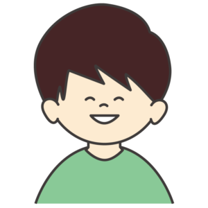 笑う男の子