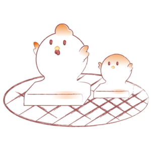 焼餅(ニワトリとヒヨコ)