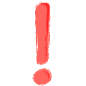 ビックリマーク(！)