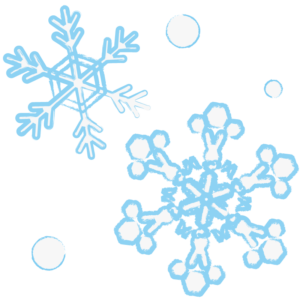 雪の結晶(手書き風)