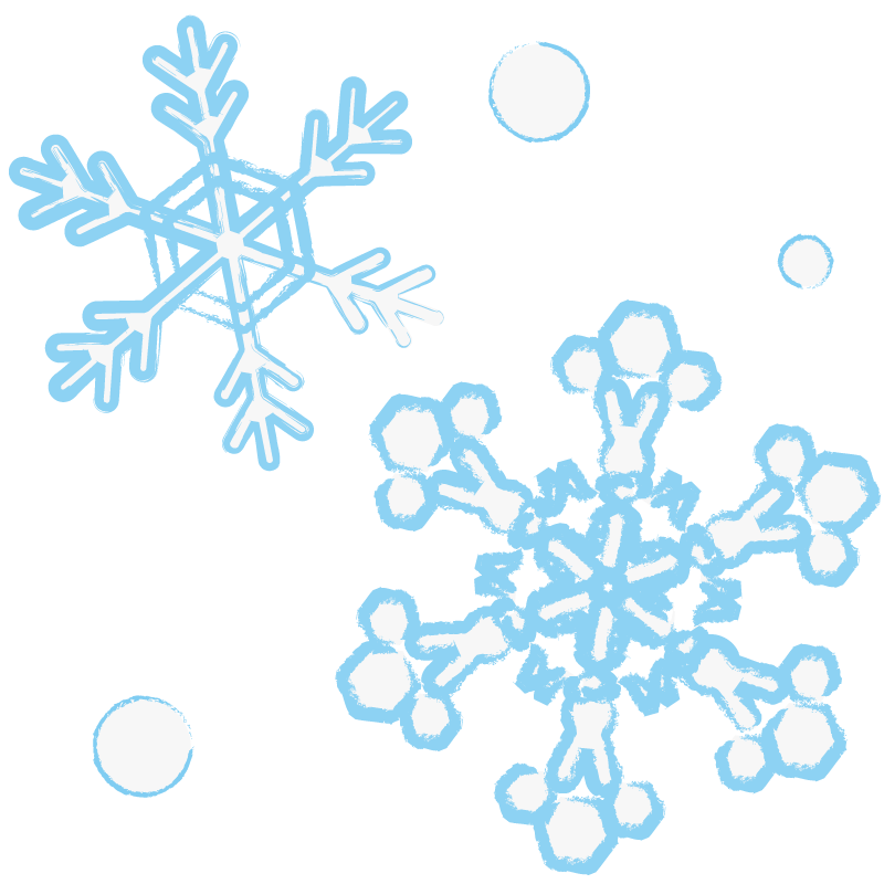 雪の結晶(手書き風)