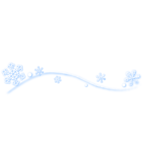 雪の結晶ライン(ぼかし)