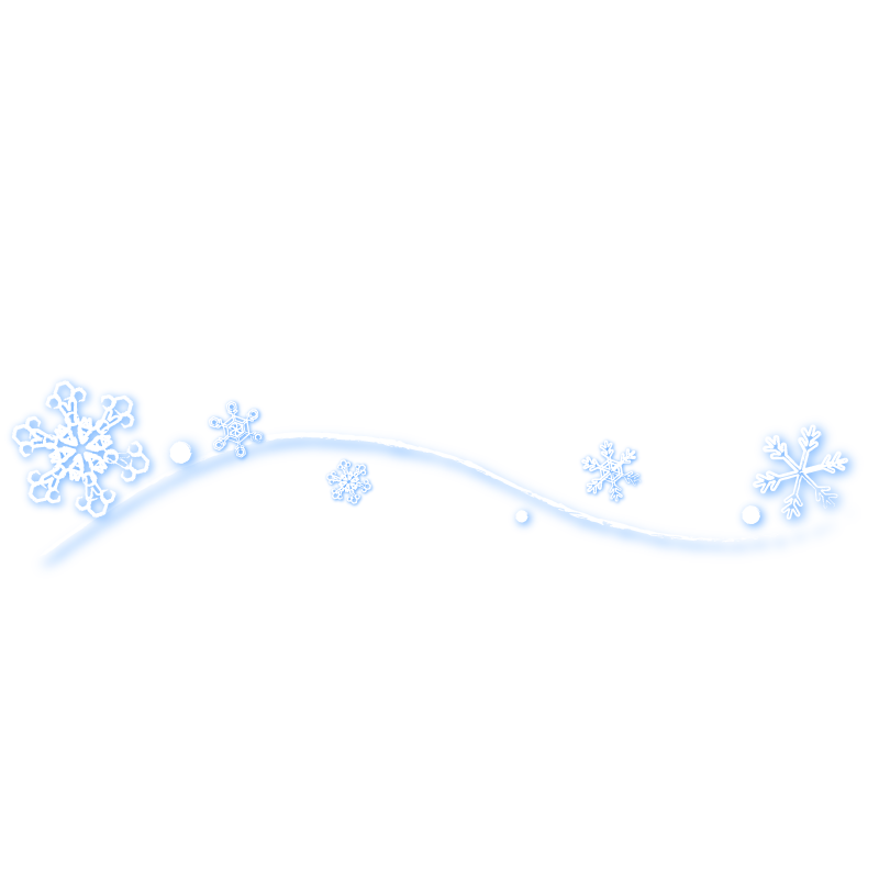 雪の結晶ライン(ぼかし)