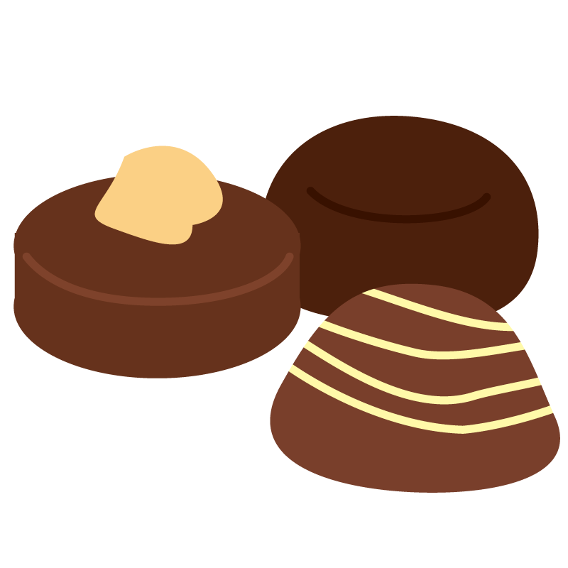 チョコレート(トリュフ、ナッツ)