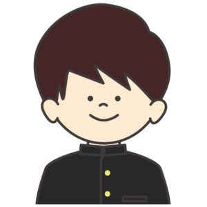 学生服（学ラン）を着た男子生徒