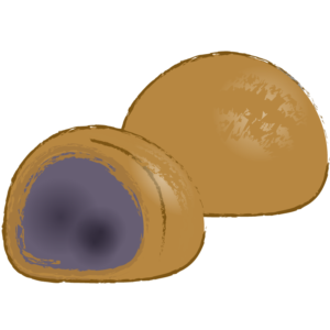 茶色い饅頭（まんじゅう）