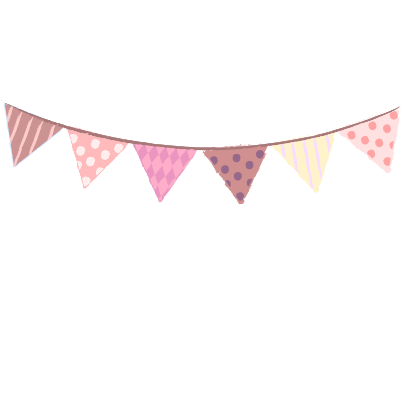 ガーランド（甘い色）