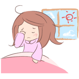 起きられない人