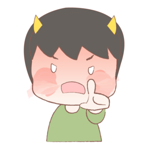 鬼のように怒る男性