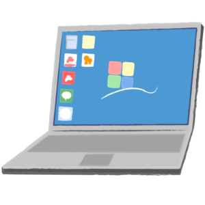 ノートパソコン（オン）