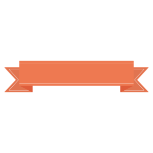 赤色の帯状のリボン