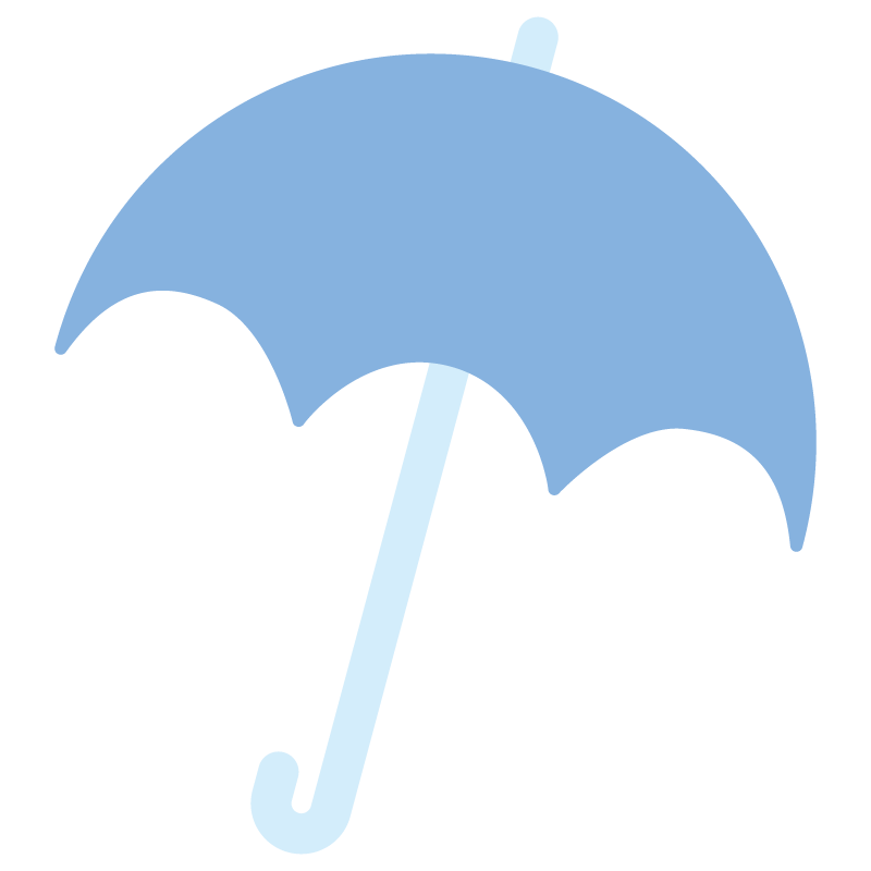 水色の傘