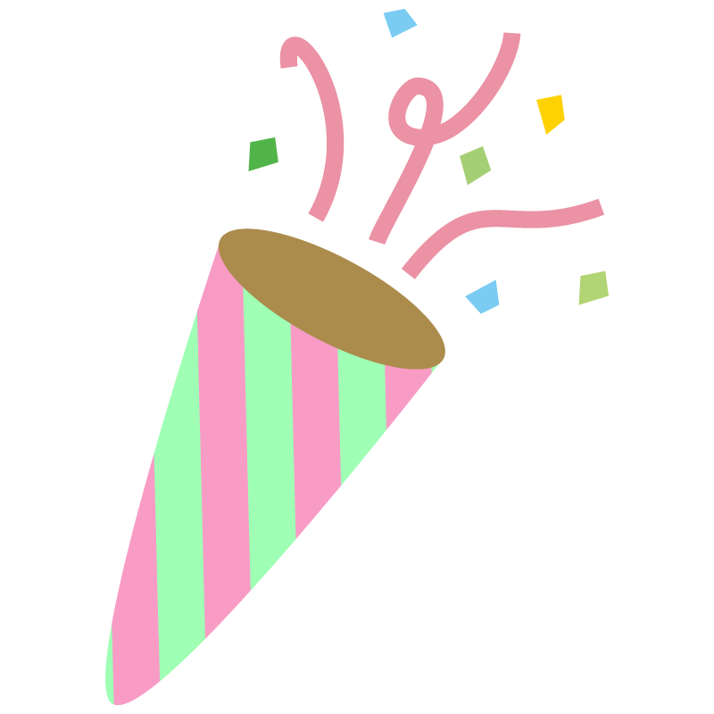 クラッカー(ピンク)