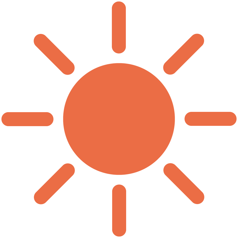 太陽（晴れマーク）