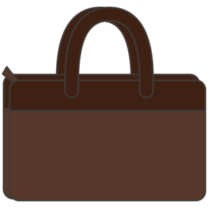 ビジネスバッグ（茶色）