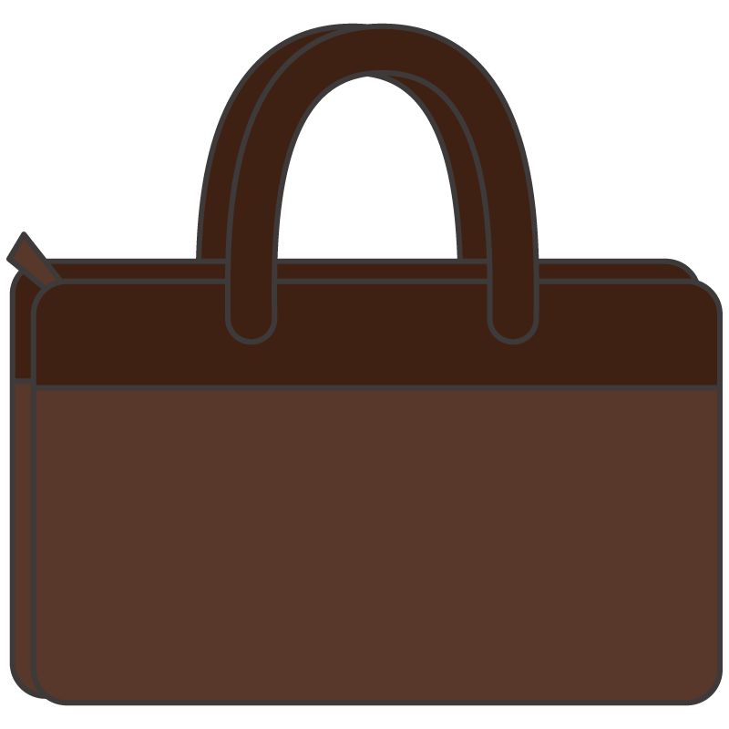 ビジネスバッグ（茶色）