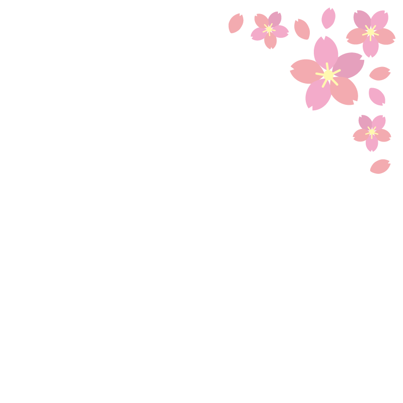 桜フレーム（角）