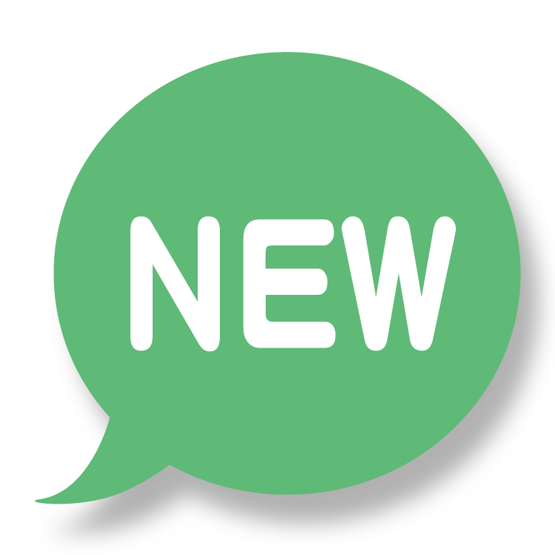 NEW吹き出し（緑色）