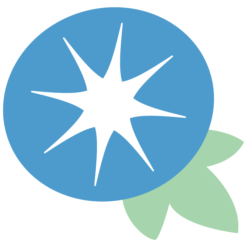 青色の朝顔(アサガオ)