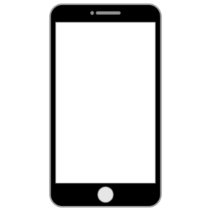 黒いスマートフォン