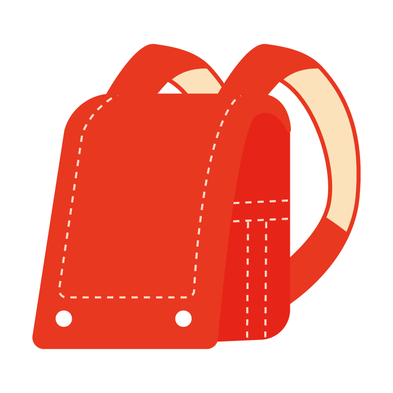 ランドセル（赤）