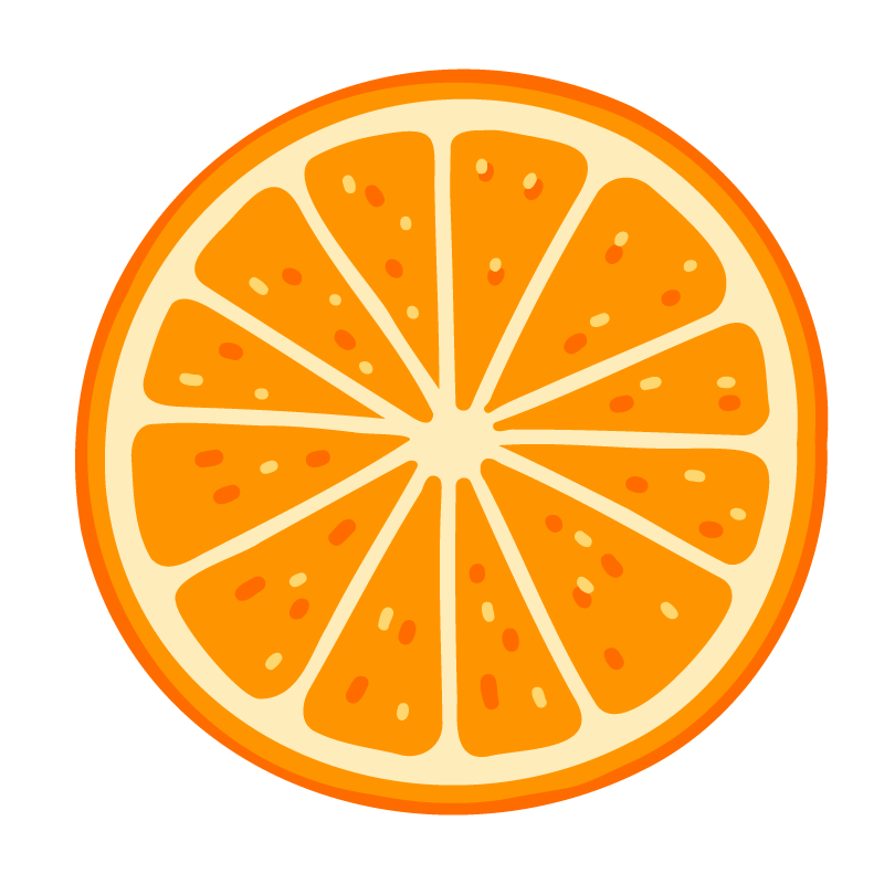 輪切りのオレンジ