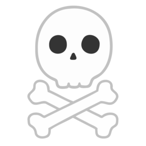 ドクロ（バツ）