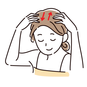 頭皮マッサージ（上）