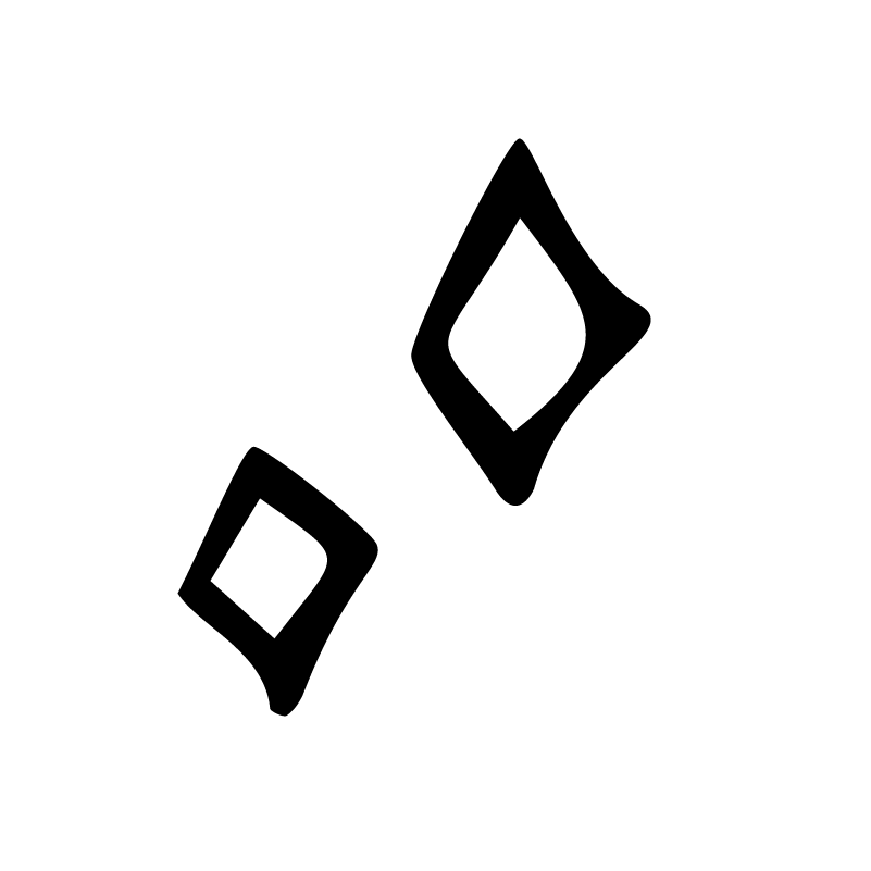 ダイヤのキラキラ（線）