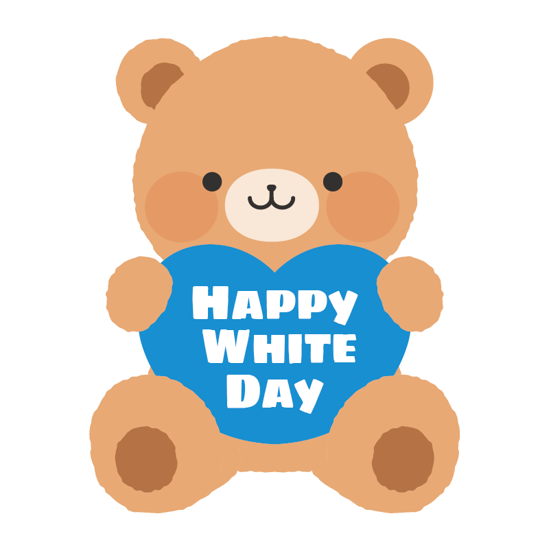 テディベア(茶・ホワイトデー)