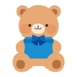 テディベア（茶・プレゼント）