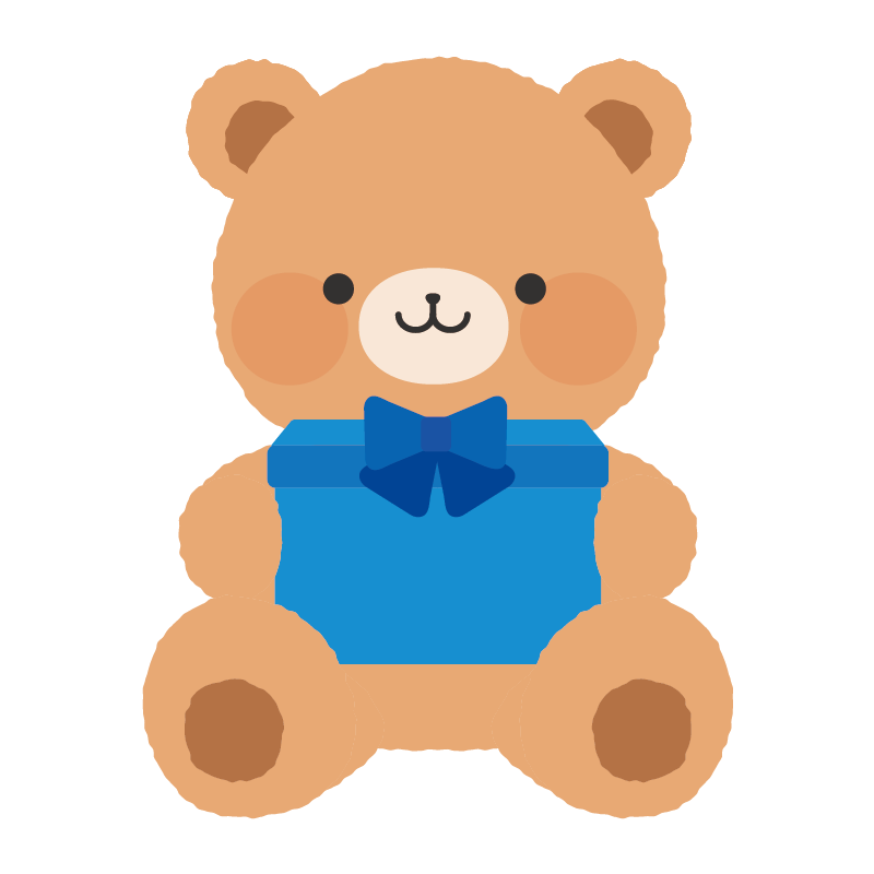 テディベア(茶・プレゼント)