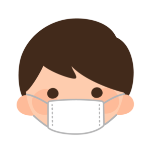 マスクをつけた人