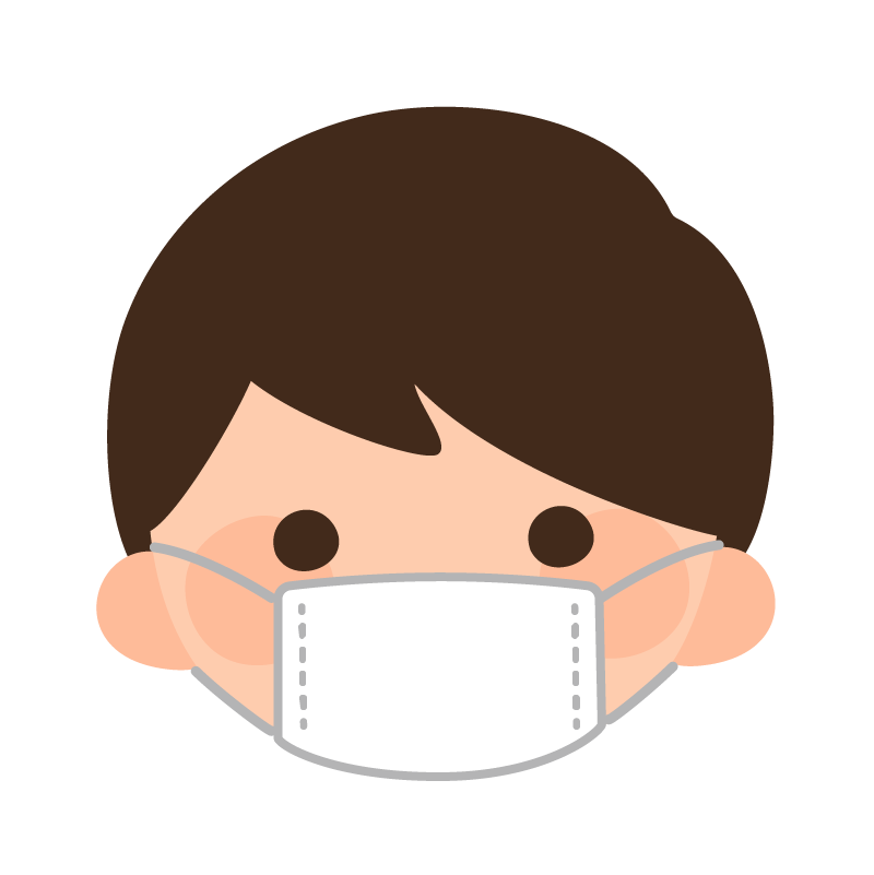 マスクをつけた人