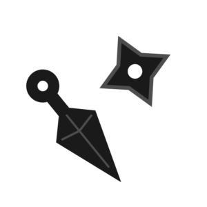 くないと手裏剣