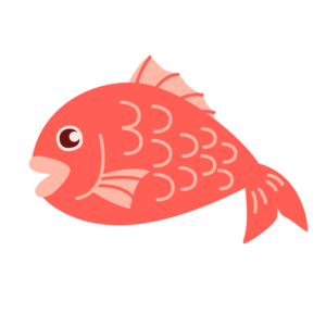 きらきらお目目な鯛