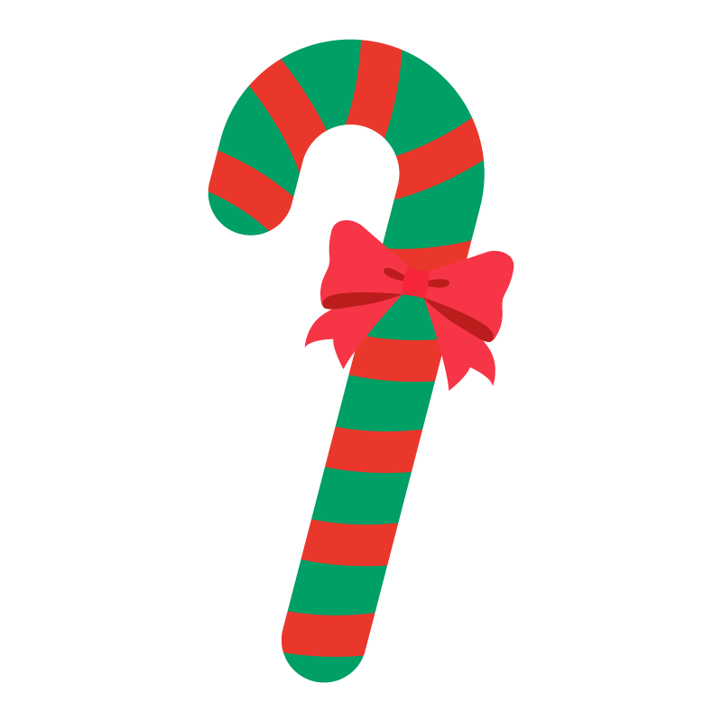 クリスマスキャンディ(緑と赤)