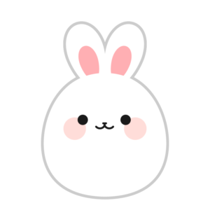 まるまるしたうさぎ