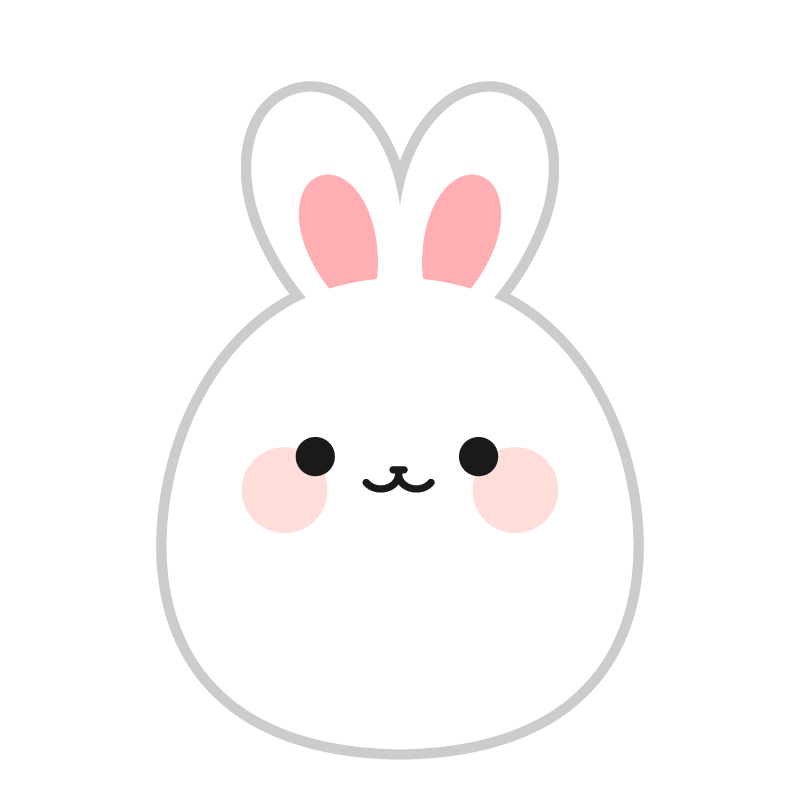 まるまるしたうさぎ