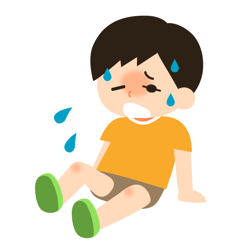 熱中症の男の子（中度）