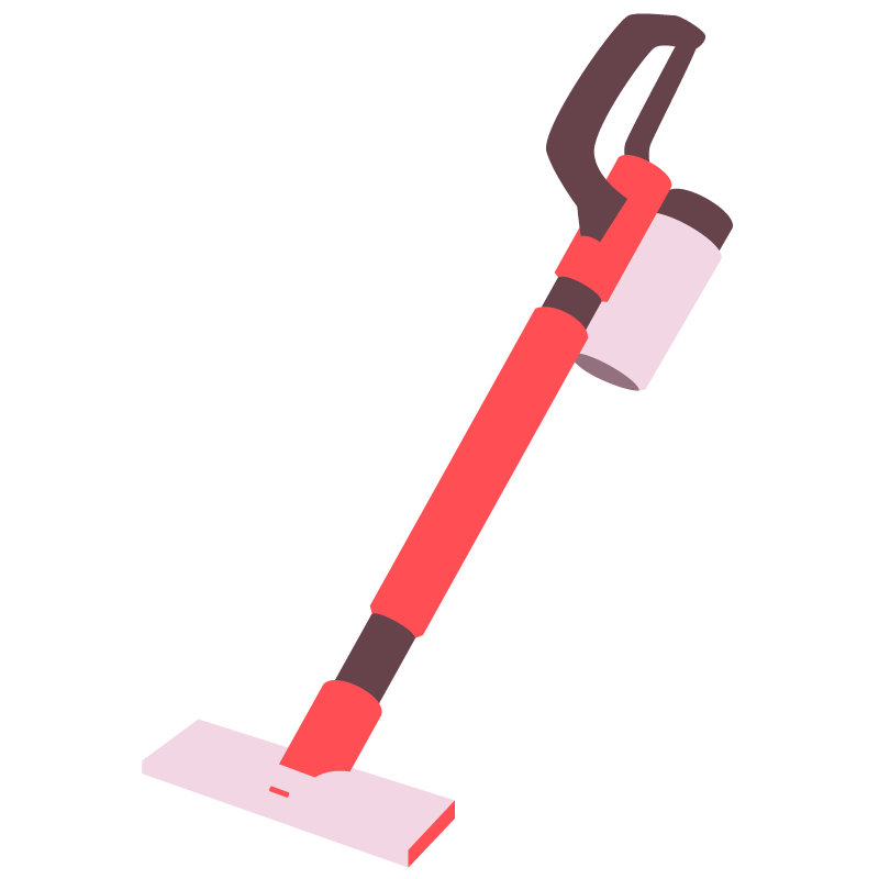 コードレス掃除機（赤色）