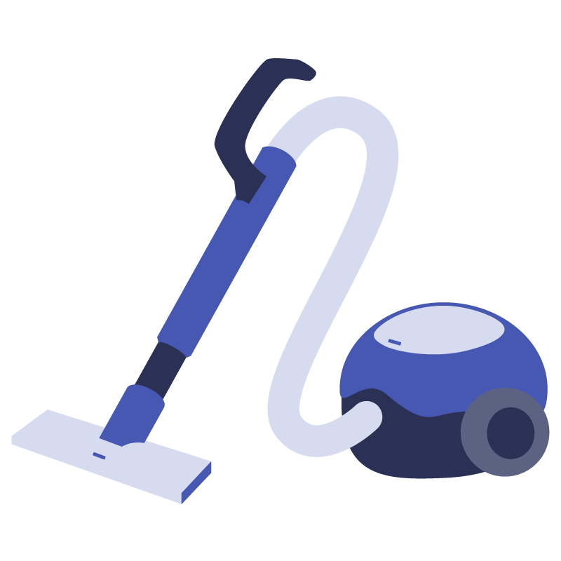 掃除機（青色）