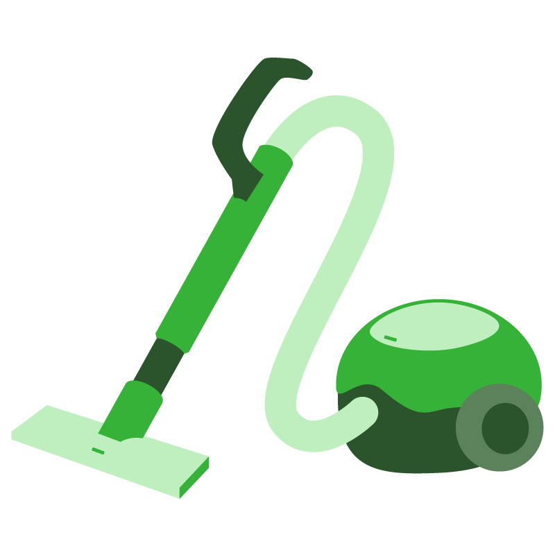 掃除機（緑色）